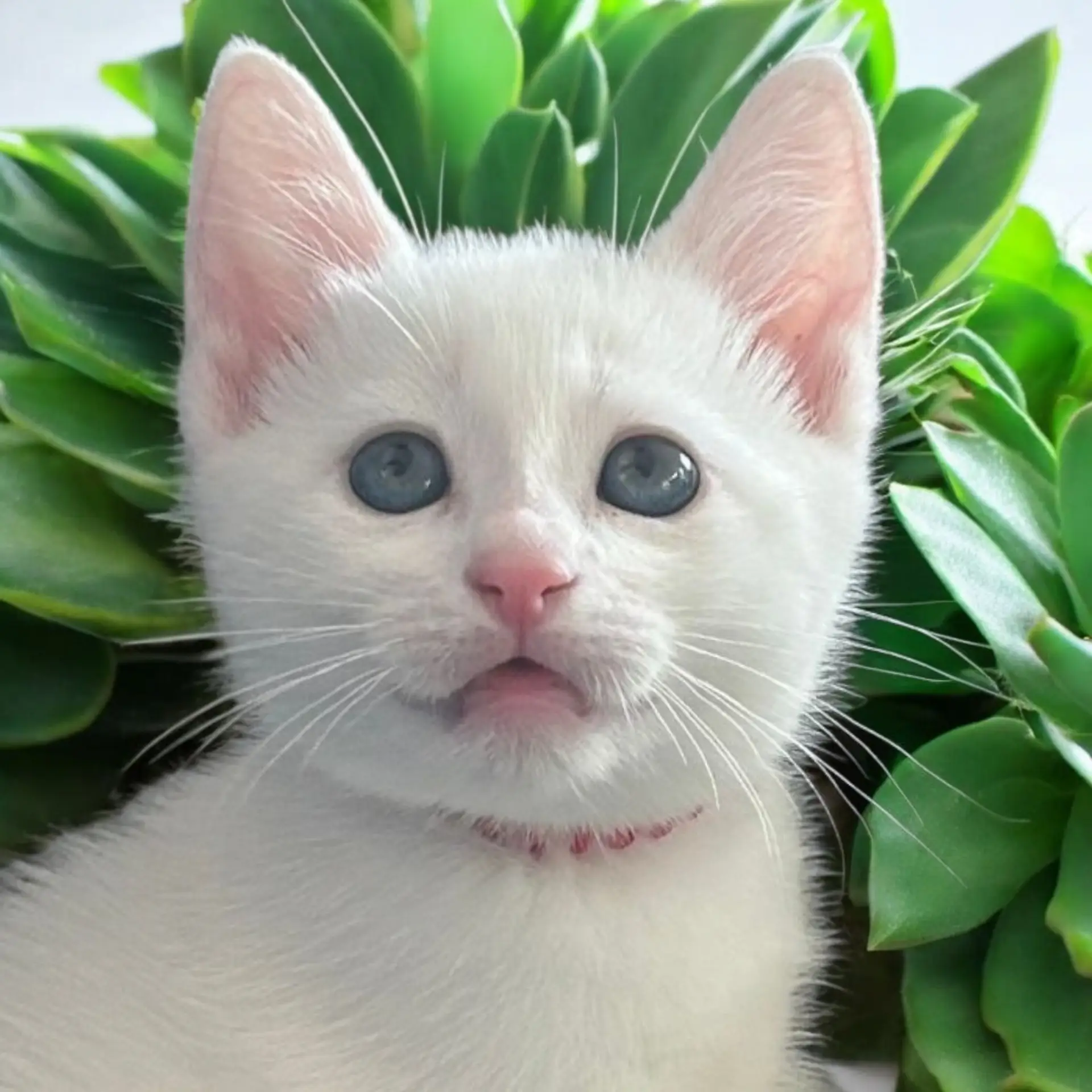 Russian White kitten seven weeks 03